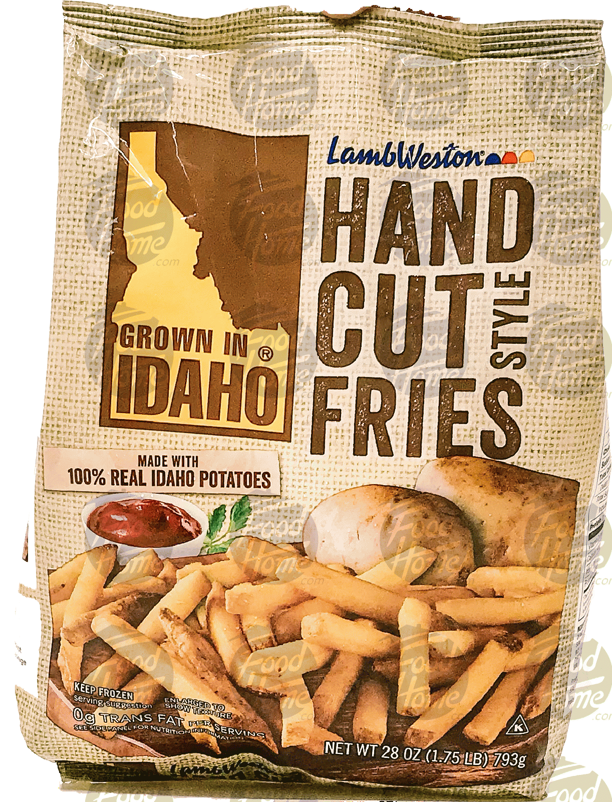 Lamb Weston Grown in Idaho hand cut style fries, frozen Full-Size Picture